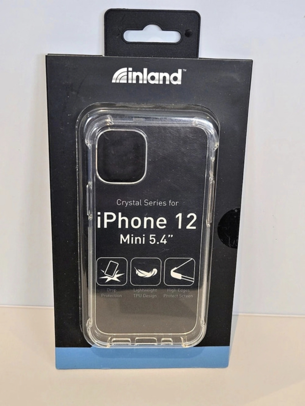 inland Crystal Series Case for iPhone 12 Mini 5.4" Crystal Clear Case for iPhone
